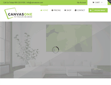 Tablet Screenshot of canvasone.com